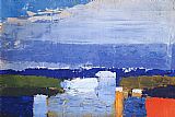 Nicolas De Stael Noon Landscape painting